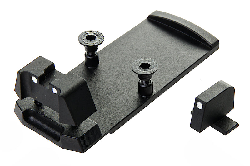 GK Tactical RMR Mount Base with Sight Set for SIG AIR P320 M17 / M18 GBB Airsoft Pistol