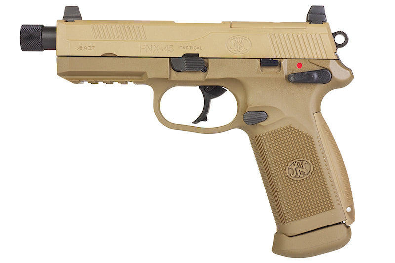 Cybergun (VFC) FNX-45 Tactical GBB Airsoft Pistol (Tan)