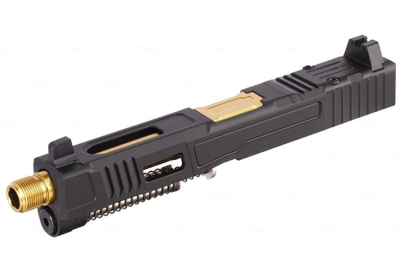 VFC Aluminum Fowler Industries MKII Complete Upper Slide Set For Glock 17 Gen 5 GBB Airsoft
