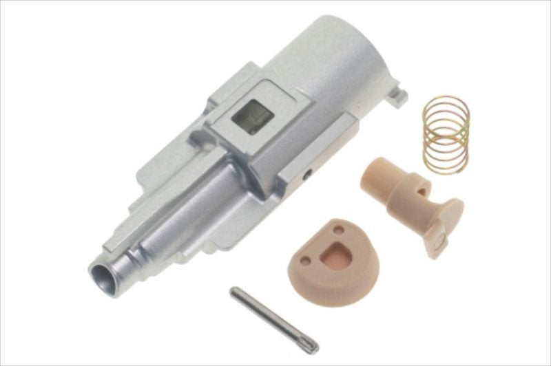 COWCOW Technology Aluminum Nozzle For Action Army AAP 01 GBB Airsoft (Silver)