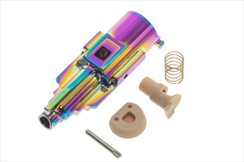 COWCOW Technology Aluminum Nozzle For Action Army AAP 01 GBB Airsoft (Rainbow)