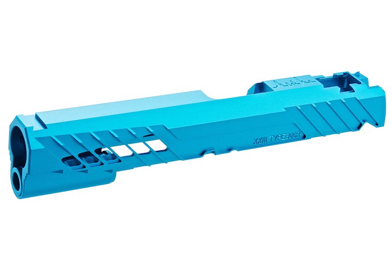 Dr.Black Type 300R Aluminum Slide For Tokyo Marui Hi Capa 5.1 GBB Airsoft Pistol (Aqua/ With Marking