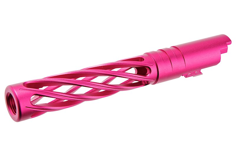 Dr.Black 6063 Aluminum Outer Barrel For Hi-Capa 5.1 GBB Airsoft (Type-Dinging/ Magenta)