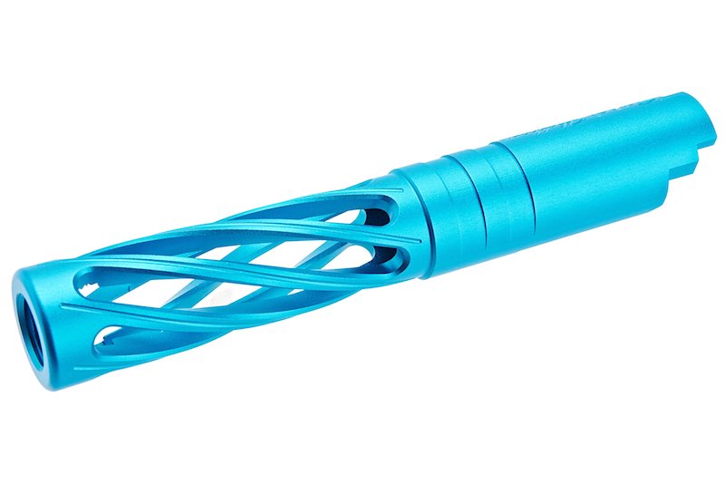 Dr.Black 6063 Aluminum Outer Barrel For Hi-Capa 4.3 GBB Airsoft (Type-Dinging/ Aqua)