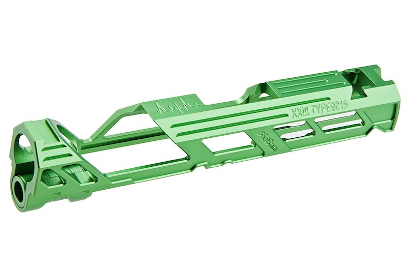Dr.Black Type 901S Aluminum Slide For Tokyo Marui Hi Capa 4.3 GBB Airsoft Pistol (Green)