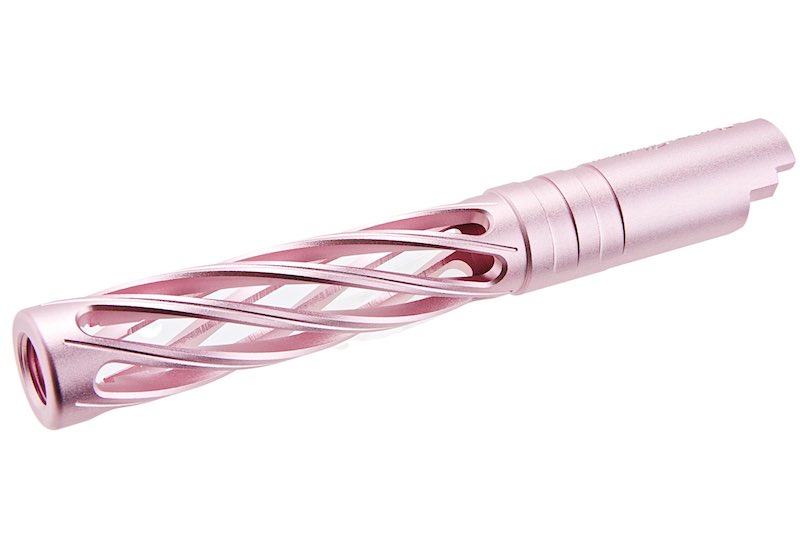 Dr.Black 6063 Aluminum Outer Barrel For Hi-Capa 5.1 GBB Airsoft (Type-Dinging/ Pink)