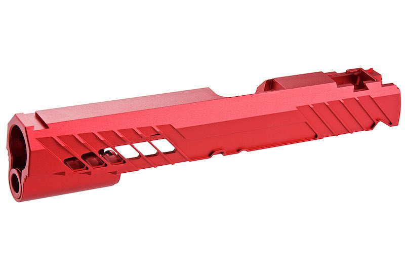 Dr.Black Type 300R Aluminum Slide For Tokyo Marui Hi Capa 5.1 GBB Airsoft (Red/ V2)