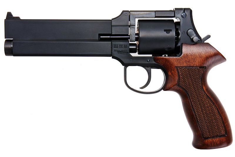 Marushin 6 inch Mateba Gas Revolver (Heavyweight Wood Grip Ver./ Matt Black)