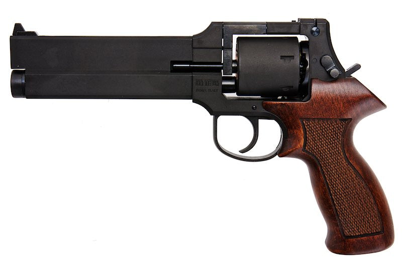 Marushin 6 inch Mateba Gas Revolver (Heavyweight Wood Grip Ver./ Black)