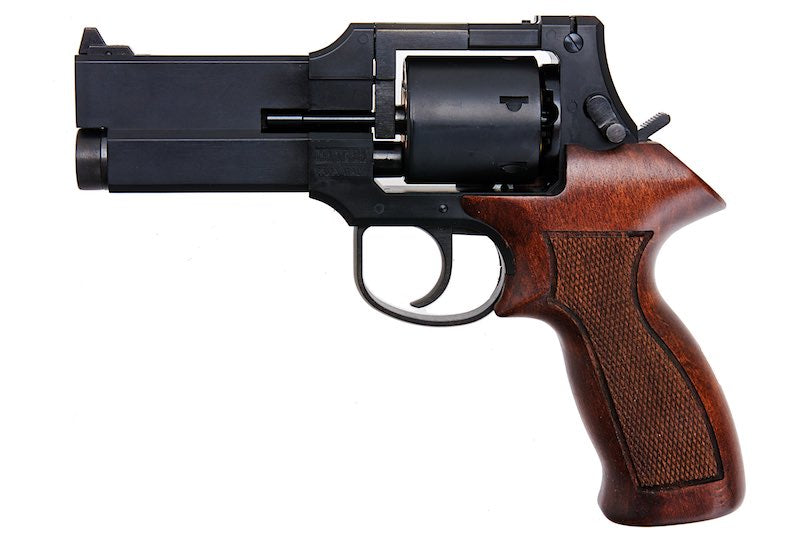 Marushin 4 inch Mateba Gas Revolver (Heavyweight Wood Grip Ver./ Matt Black)