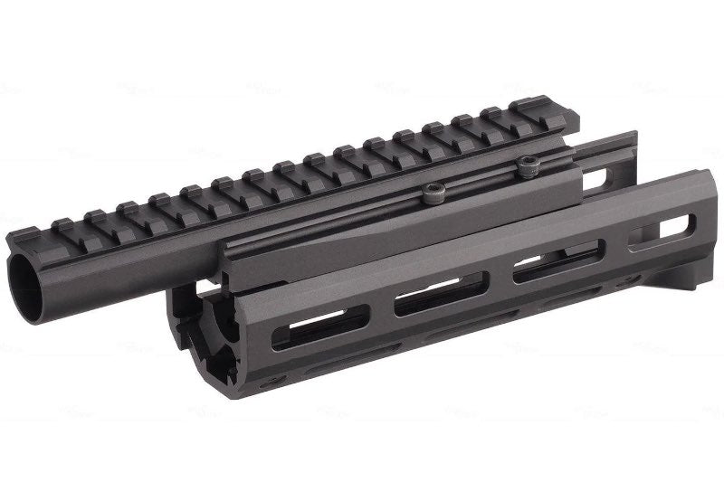 Hephaestus 6.5 inch M Lok Handguard w/Railed Gas Tube for GHK / LCT AK Airsoft Rifle (Type III Hard-
