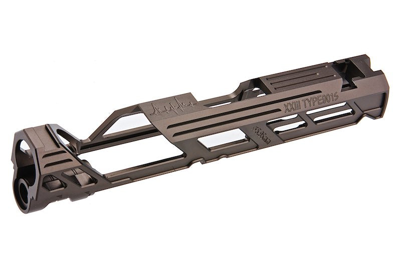 Dr.Black Type 901S Aluminum Slide For Tokyo Marui Hi Capa 4.3 GBB Airsoft Pistol (Tan)