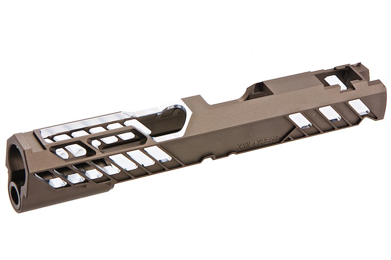 Dr.Black Type 505 Special Edition Aluminum Slide For Tokyo Marui Hi Capa 5.1 GBB Airsoft Pistol (Tan