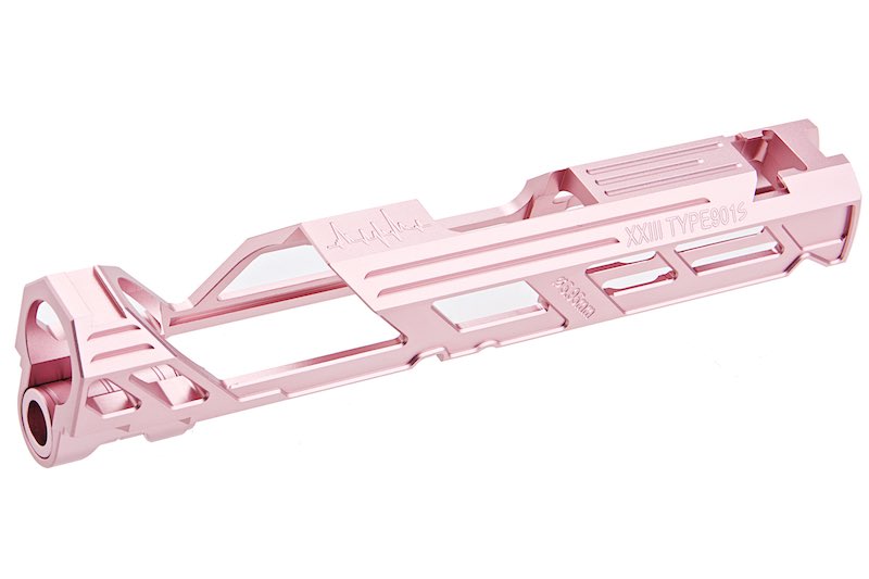Dr.Black Type 901S Aluminum Slide For Tokyo Marui Hi Capa 4.3 GBB Airsoft Pistol (Pink)
