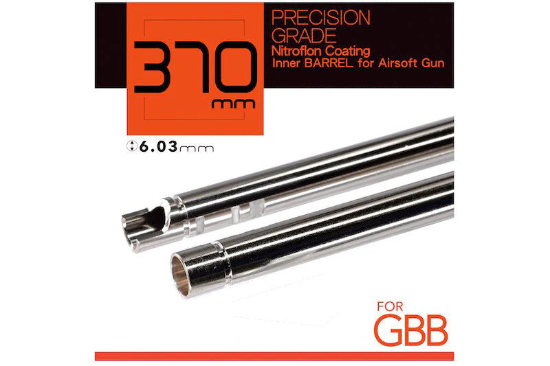 Unicorn Airsoft 6.03mm GBB Nitroflon Coated Brass Inner Barrel for GBB (370mm)
