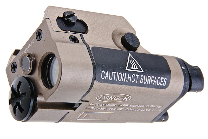 SOTAC XC2 Flashlight With Red Laser (Dark Earth)