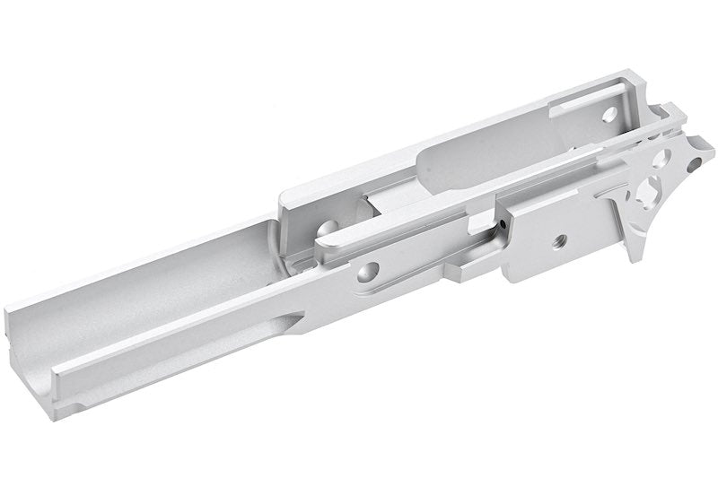 5KU 3.9 inch Type 3 Infinity Aluminum Frame For Tokyo Marui Hi Capa GBB Pistol (Silver)