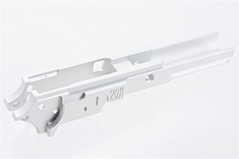 5KU Aluminum 3.9 inch Type 4 2011 Frame For Tokyo Marui Hi Capa GBB Airsoft (Silver)