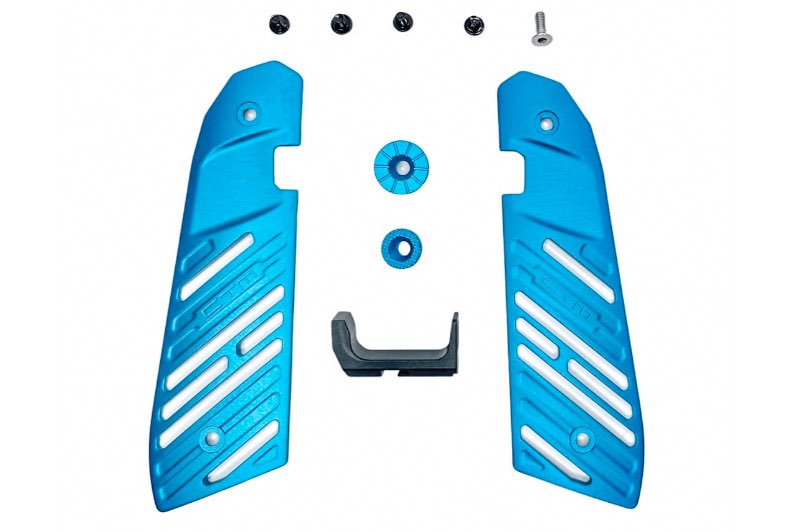 CTM TAC Aluminum Accessories Grip Panel For Action Army AAP 01 Airsoft Pistol w/ FUKU-2 Frame (Blue)