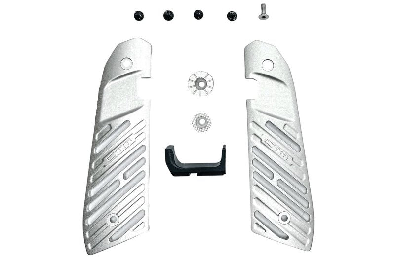CTM TAC Aluminum Accessories Grip Panel For Action Army AAP 01 Airsoft Pistol w/ FUKU-2 Frame (Silve