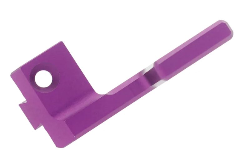 Revanchist Airsoft Aluminum Cocking Handle for Hi Capa 5.1 GBB Airsoft (Left Handed/ Purple)