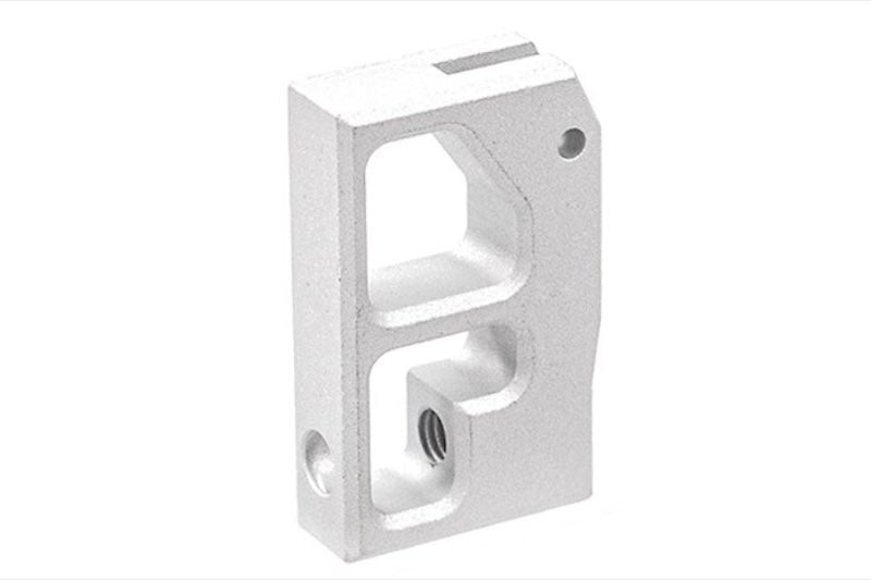 Revanchist Airsoft Type B Aluminum Flat Trigger For Hi Capa GBB Airsoft (Silver)