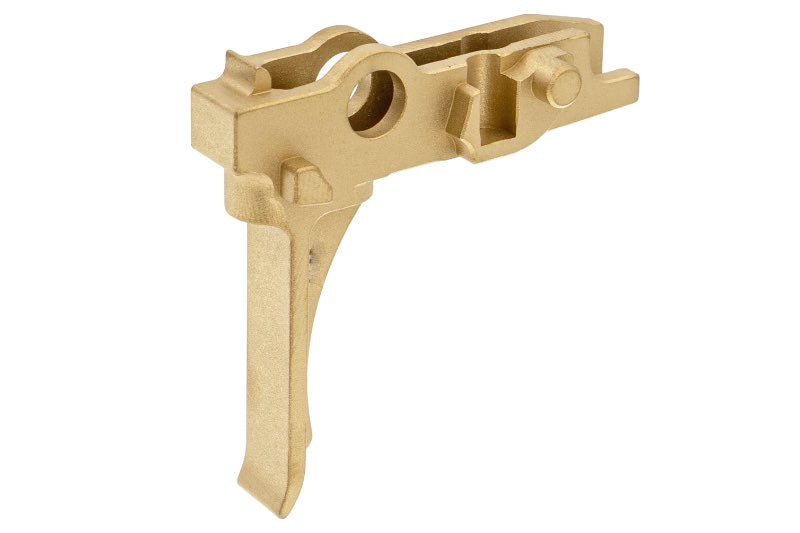 C&C Tac CNC Stainless Steel AT* Flat Trigger For Tokyo Marui MWS GBB Rifle (Gold)