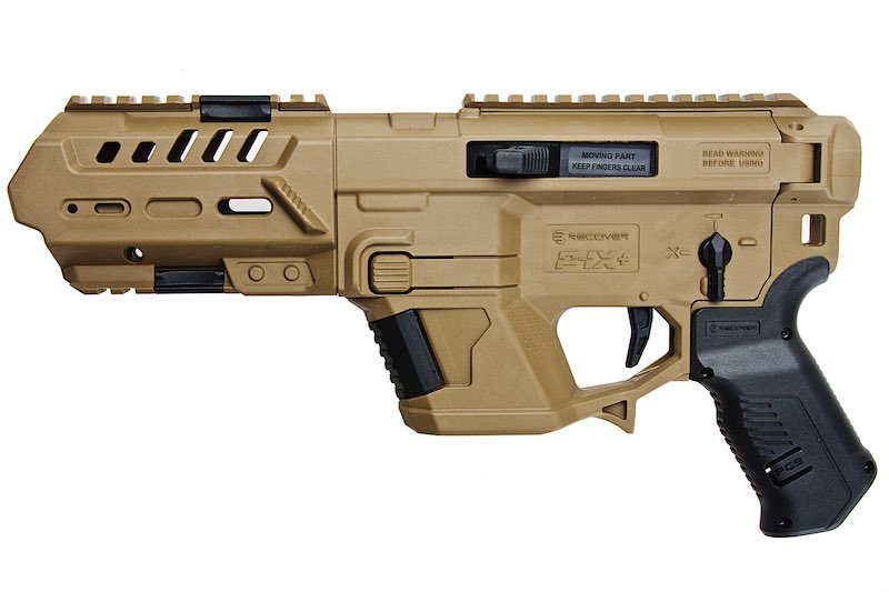 Recover Tactical P-IX Modular AR Platform for GSeries Airsoft Pistol (P-IX+Basic, PG9 Grip/ Tan)