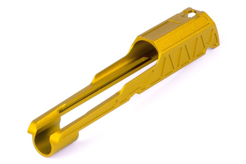 Novritsch Custom CNC Back Slide V1 For SSP5 GBB Airsoft Pistol (Gold)