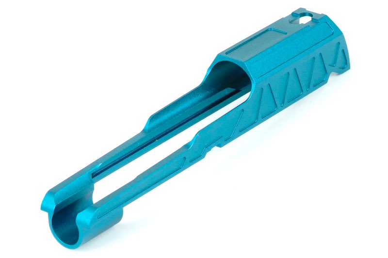 Novritsch Custom CNC Back Slide V1 For SSP5 GBB Airsoft Pistol (Light Blue)