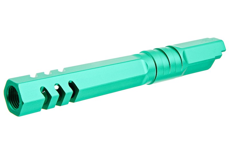 5KU Aluminum Type 2 Outer Barrel For Tokyo Marui Hi Capa 5.1 GBB Airsoft Pistol (Green)