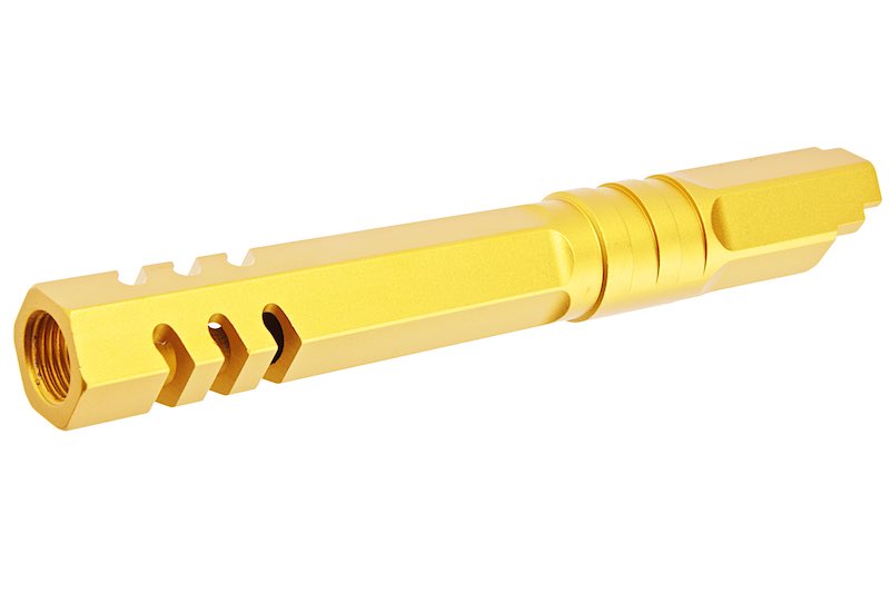 5KU Aluminum Type 2 Outer Barrel For Tokyo Marui Hi Capa 5.1 GBB Airsoft Pistol (Gold)