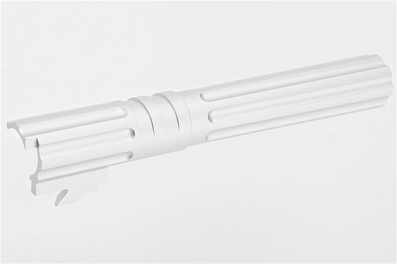 5KU Aluminum Type 1 Outer Barrel For Tokyo Marui Hi Capa 5.1 GBB Airsoft Pistol (Silver)