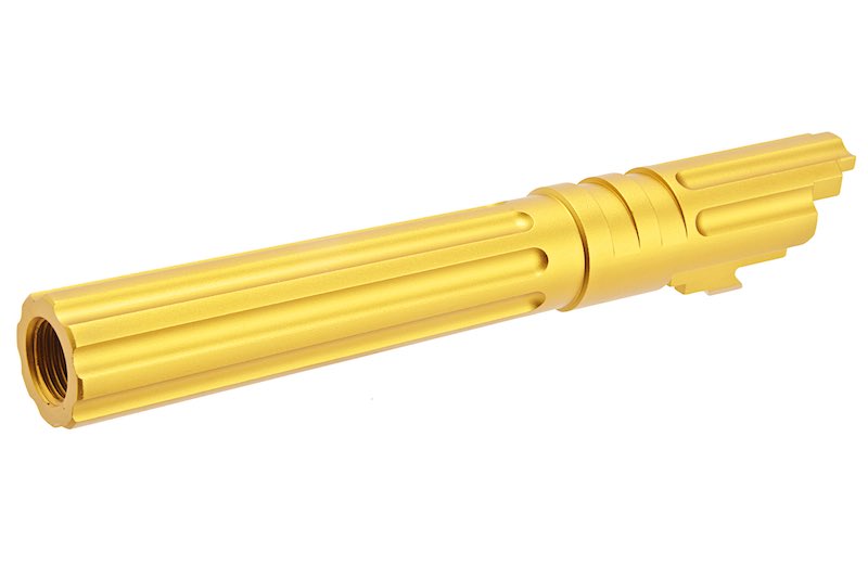 5KU Aluminum Type 1 Outer Barrel For Tokyo Marui Hi Capa 5.1 GBB Airsoft Pistol (Gold)