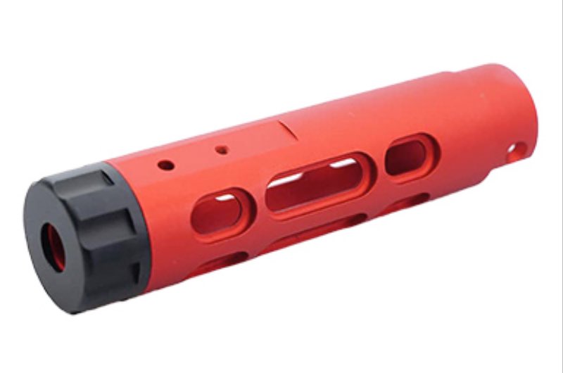 5KU Aluminum Type B Outer Barrel For Action Army AAP 01 GBB Airsoft Pistol (Red)