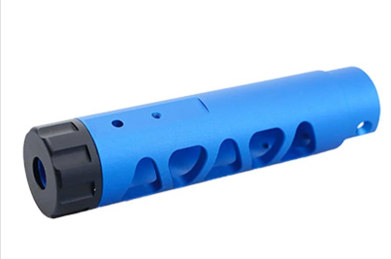 5KU Aluminum Type D Outer Barrel For Action Army AAP 01 GBB Airsoft Pistol (Blue)