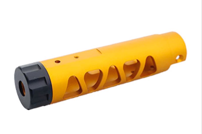 5KU Aluminum Type D Outer Barrel For Action Army AAP 01 GBB Airsoft Pistol (Gold)