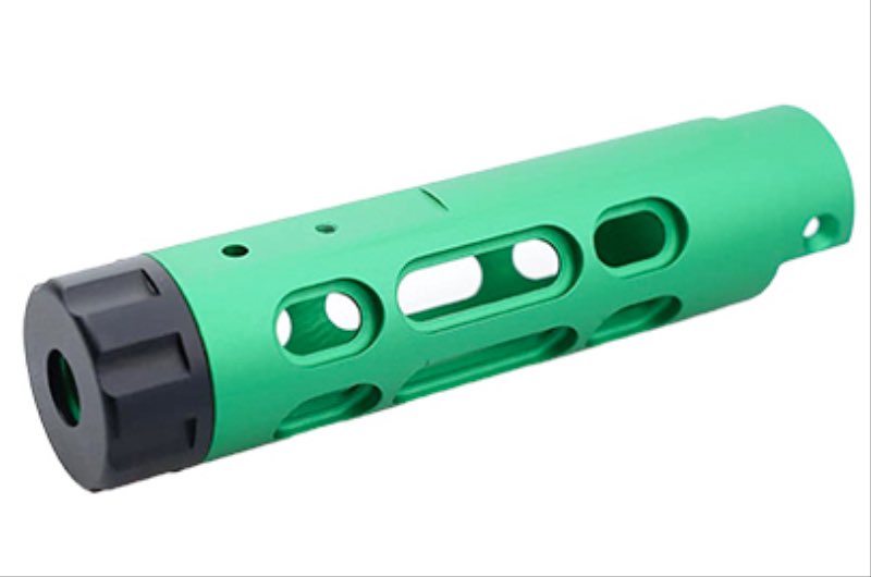 5KU Aluminum Type B Outer Barrel For Action Army AAP 01 GBB Airsoft Pistol (Green)