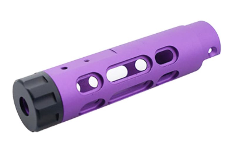 5KU Aluminum Type B Outer Barrel For Action Army AAP 01 GBB Airsoft Pistol (Purple)