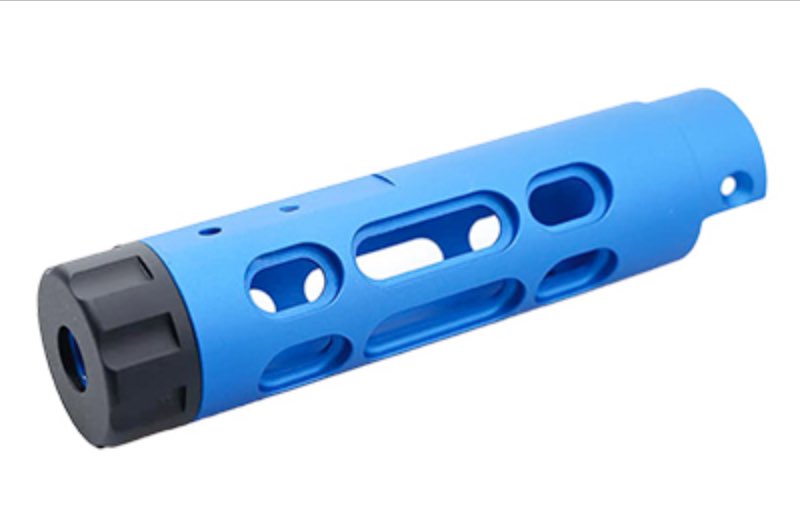 5KU Aluminum Type B Outer Barrel For Action Army AAP 01 GBB Airsoft (Blue)