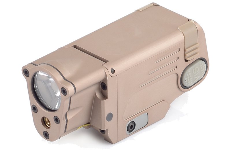 WADSN SBAL PL Pistol Weapon LED Light with Red Laser (Dark Earth)
