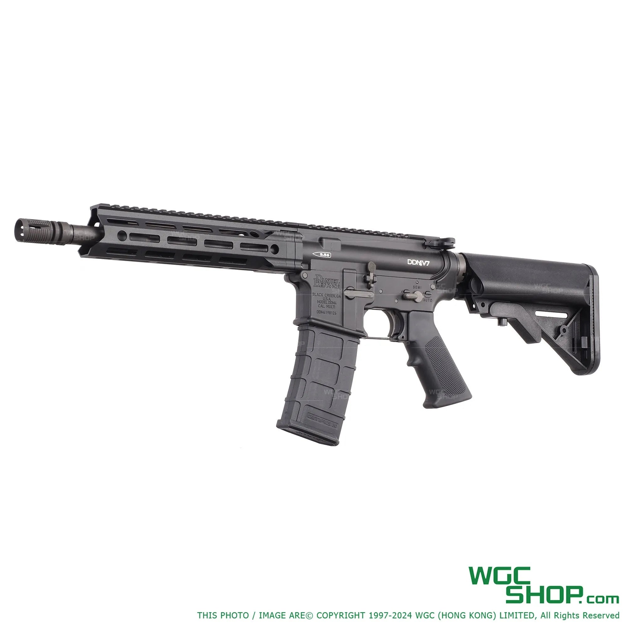 GHK DD MFR / V7 10.3 Inch V3 GBB Airsoft - BLACK