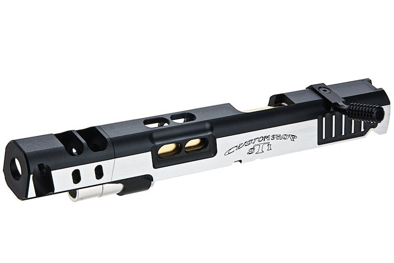 Airsoft Masterpiece S Style DVC Open Slide w/ Compensator for Marui Hi-Capa GBB Airsoft Gun (2 Tone/