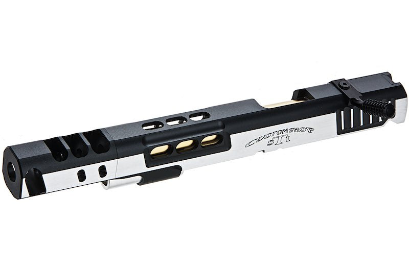 Airsoft Masterpiece S Style DVC Open Slide w/ Compensator for Marui Hi-Capa GBB Airsoft Gun (2 Tone/