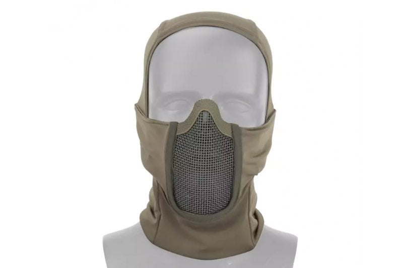 WoSport Balaclava Quick Dry with Protective Steel Mesh Face Mask (Olive Drab)