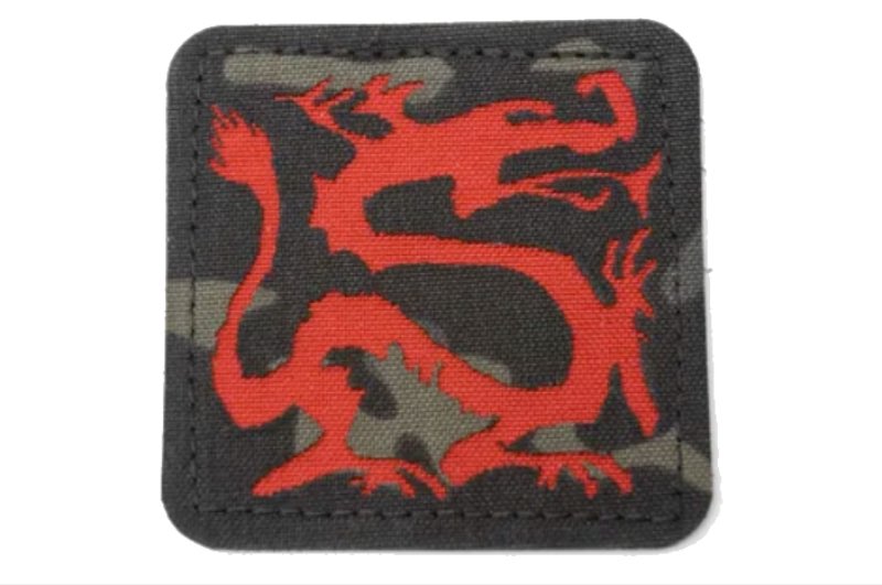 Ronin Tactics Dragon Nylon Logo Patch (Limited Edition/ Black MCM)