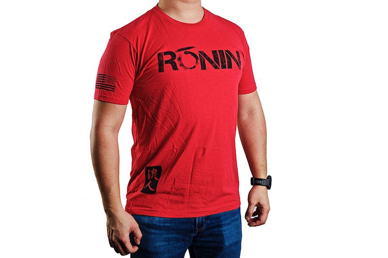 Ronin Tactics 'Bushido' T-Shirt (Fire Red - Limited Edition/ M)