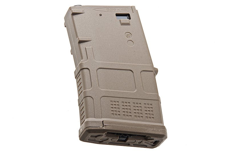 DMAG ( D-DAY ) M4 20/ 180 Rounds Wheel EMM Short AEG Magazine (Tan)