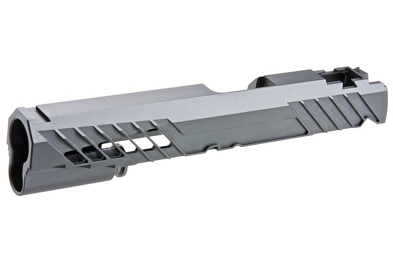 Dr.Black Type 300R Aluminum Slide For Tokyo Marui Hi Capa 5.1 GBB Airsoft Pistol (Grey/ V2)