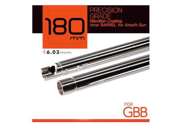 Unicorn Airsoft Nitroflon Coated Brass 6.03mm Inner Barrel For GBB Airsoft Rifle (180mm)